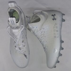 Under Armour White Football Cleats